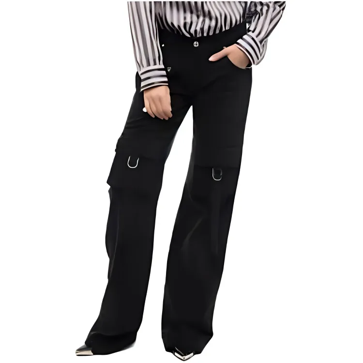 Blumarine Denim Cargo Trousers-3
