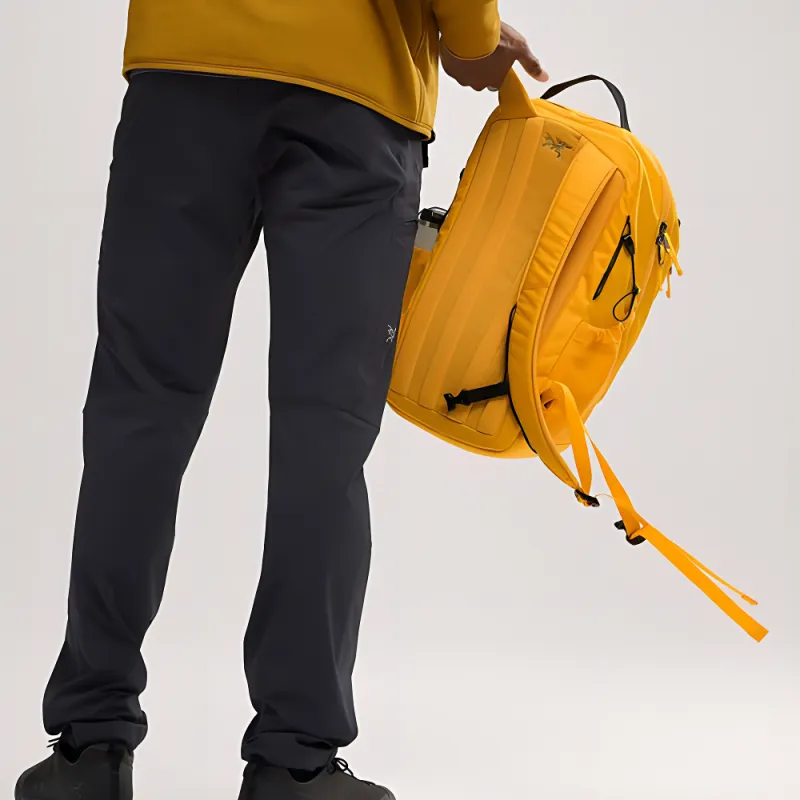 Arcteryx Recycled Polyester Outdoor Mountaineering Bag Backpack Unisex Yellow-3