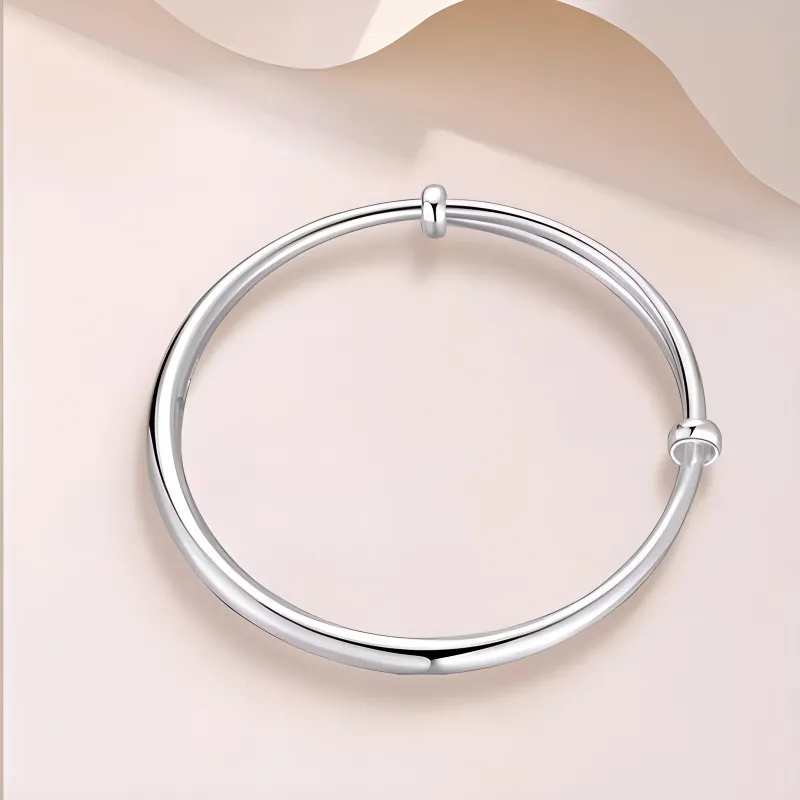 Beth Jewelry 999 Fine Silver Bangles Women's-2
