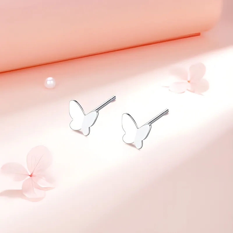 TRUE ME Sterling Silver Stud Earrings Women's-5
