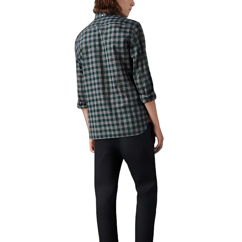 Burberry Shirt Men's Pink Green-2