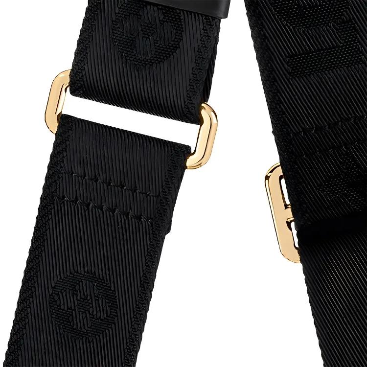 LOUIS VUITTON Wallet On Strap Bubblegram Black-5