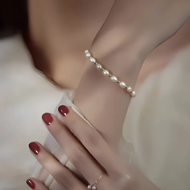 Andaozi Pearl Bracelets Women's-2