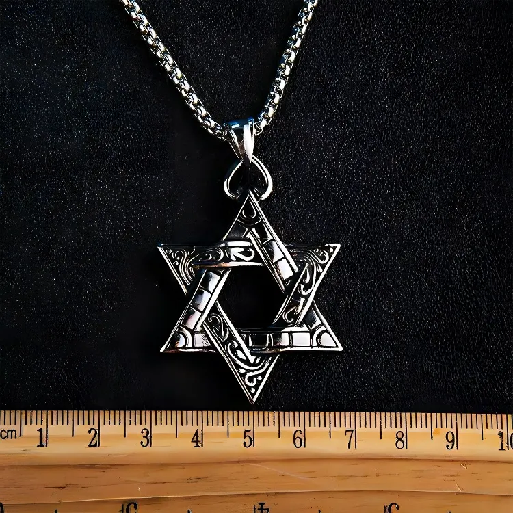 ALIEN BANG Titanium Steel Necklaces Men's-2