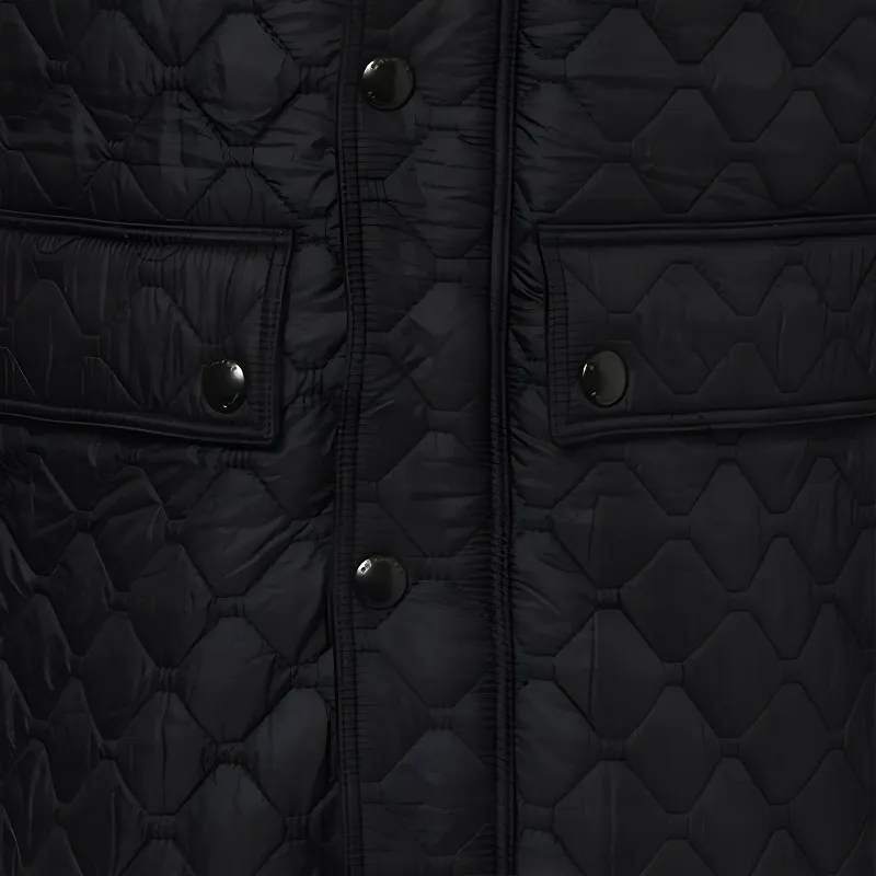 Burberry Jackets Coats Men's Black-3