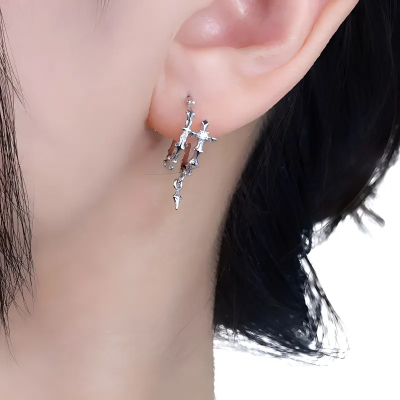 KEMLAIDA 925 Sterling Silver Earrings Women's-4