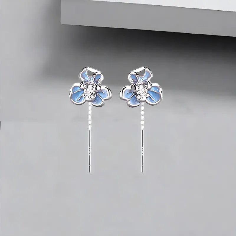QIANFANGDAHUANGYE Titanium Steel Drop Earrings Women's-5