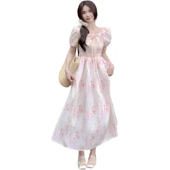 INCO VIBE Short Sleeved Dress Women's Pink Floral