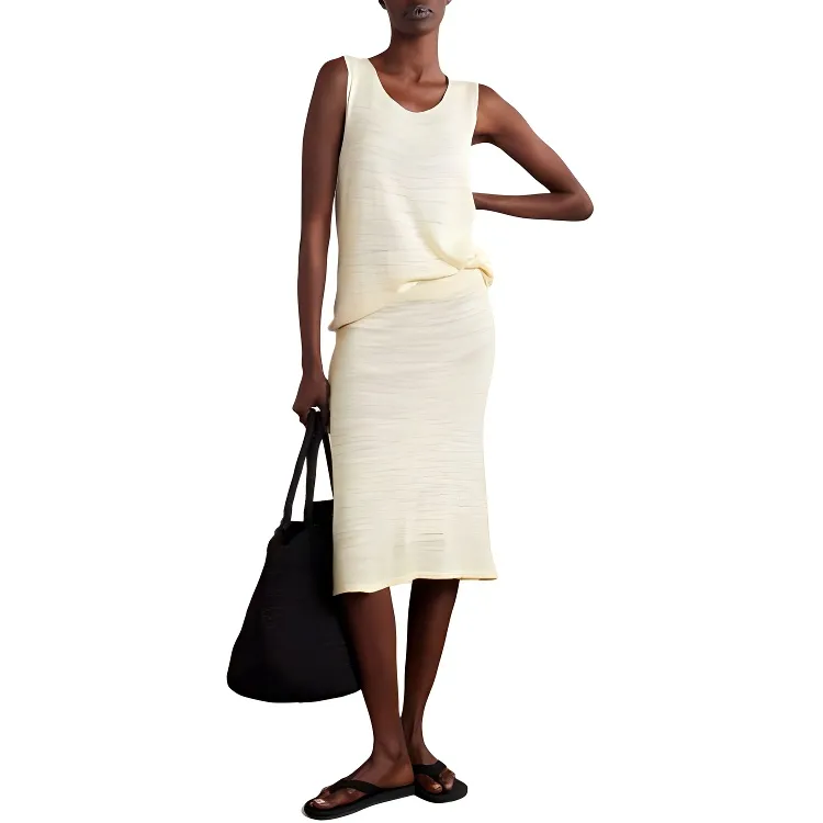 THE ROW Jesto Midi Skirt-1