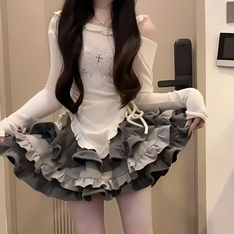 JOSR Two Piece Skirt Sets Women's-2