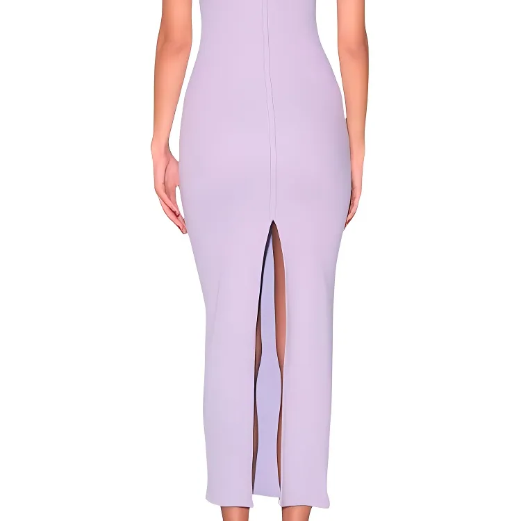 Fleur Du Mal Strappy Ribbed Maxi Dress-2