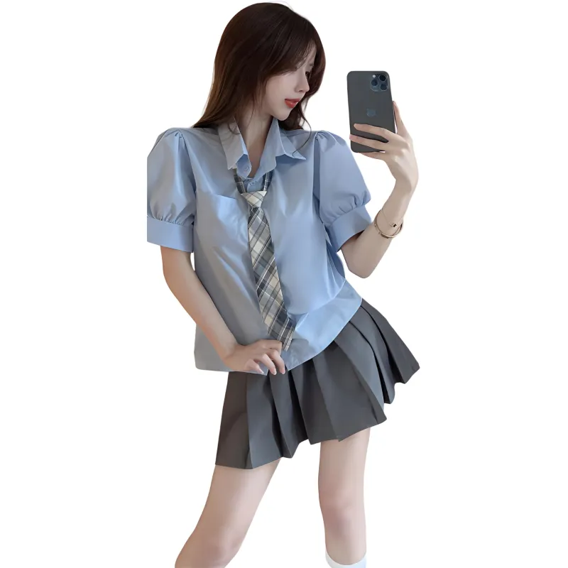 Mu Qingqing Two Piece Skirt Sets Women's-2