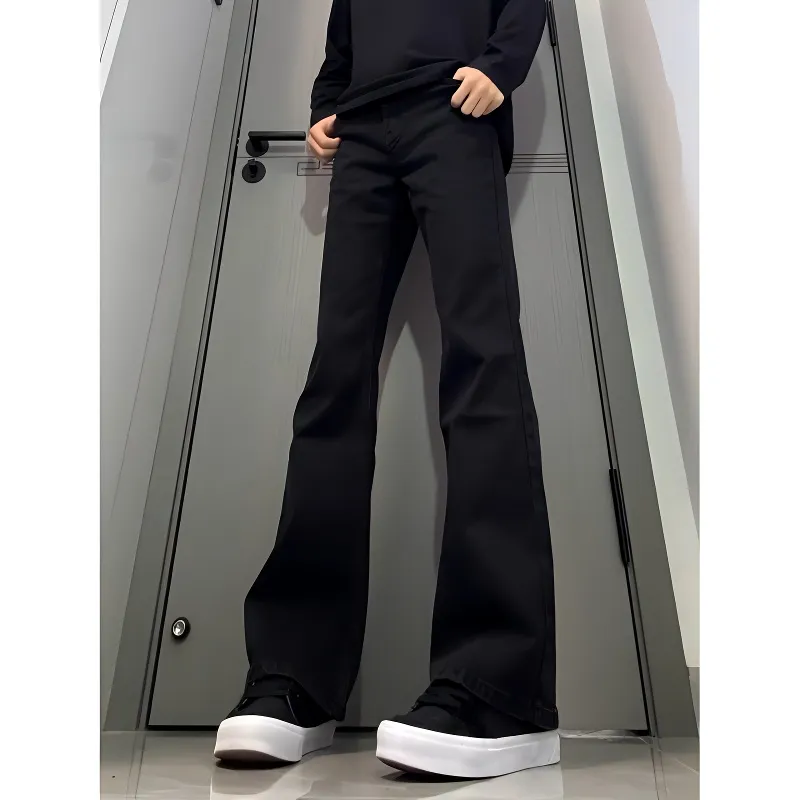 VIPGOOSE Jeans Unisex Black-3