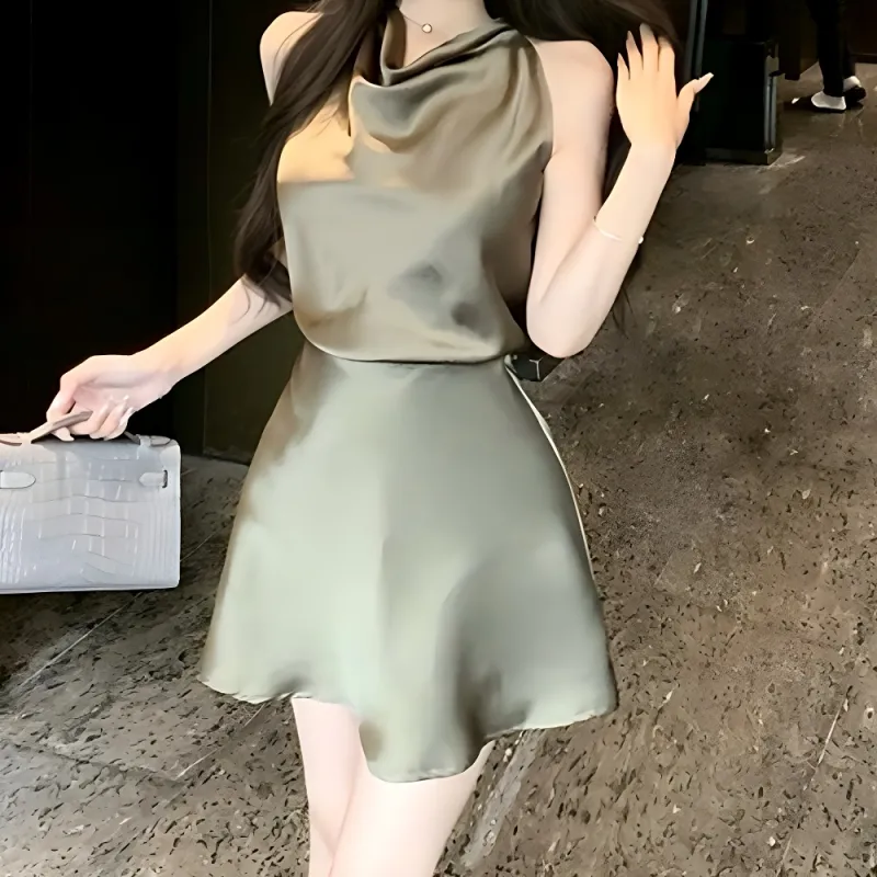 TURN UP Sleeveless Dress Women's-4