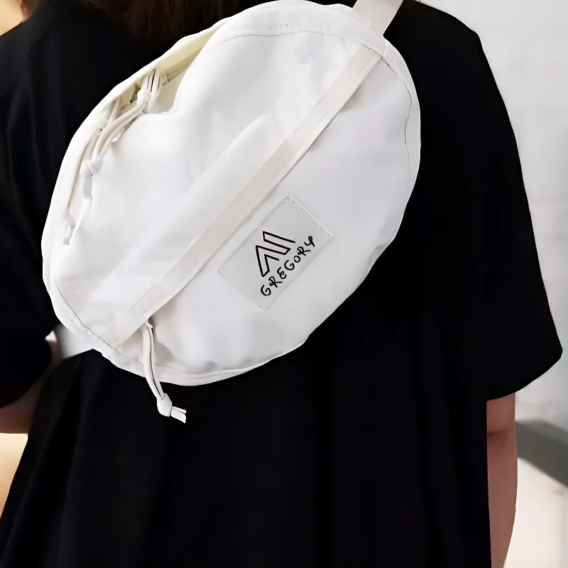 GREGORY Nylon Sling Bag Fanny Pack Unisex White-4