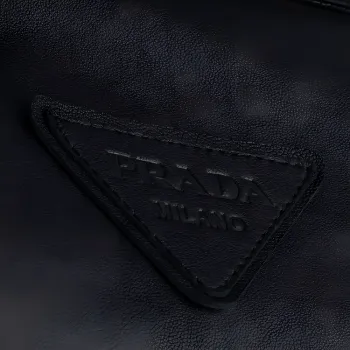 PRADA Zip Up Leather Jacket