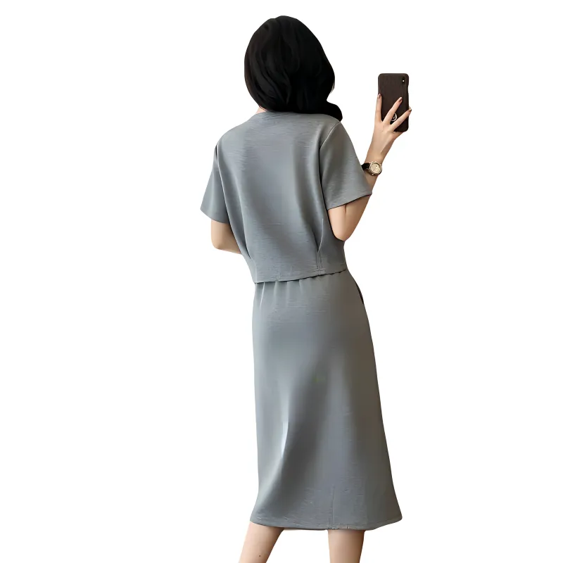 Zomuros Two Piece Skirt Sets Women's-3