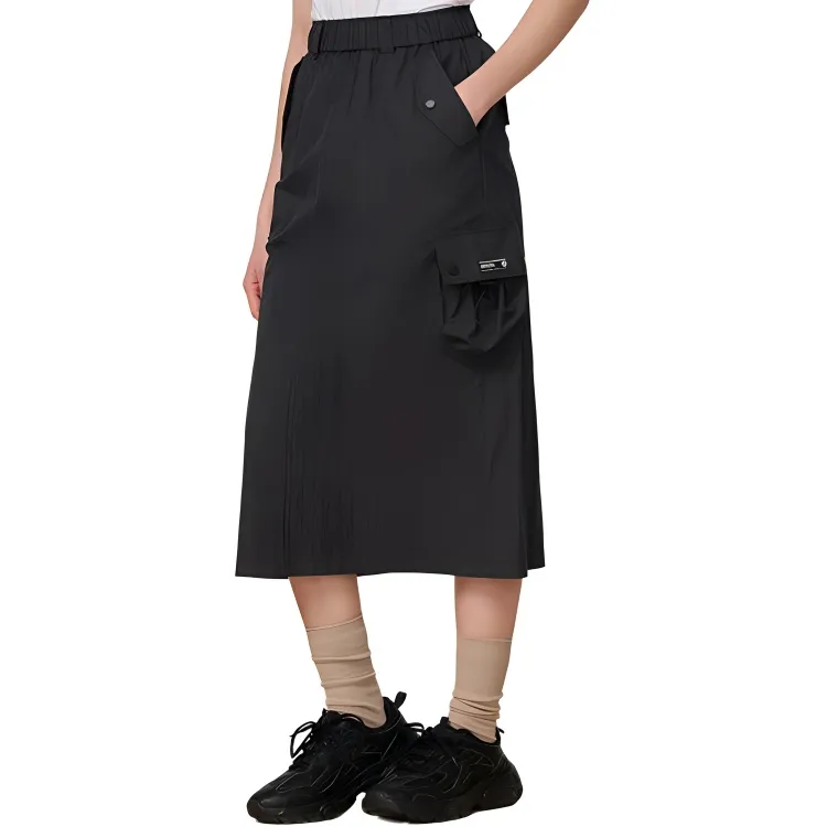 OUTDOOR PRODUCTS Casual Long Skirt Women's Classic Black-2