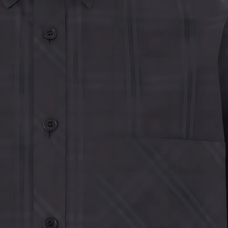 Burberry Shirt Men's Dark Charcoal Gray-4