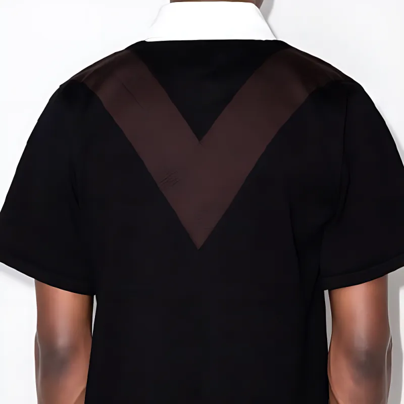 Bottega Veneta Polo Shirt Men's Black-5