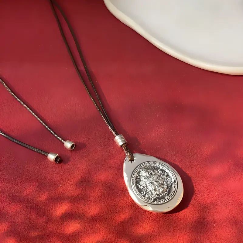 UZIID Sterling Silver Necklaces Unisex-9