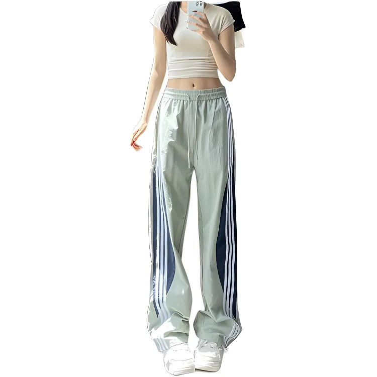 DARK HORSE Casual Pants Unisex Pea Green-2