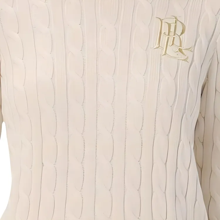 LAUREN RALPH LAUREN Logo Embroidered Knitted Jumper-4