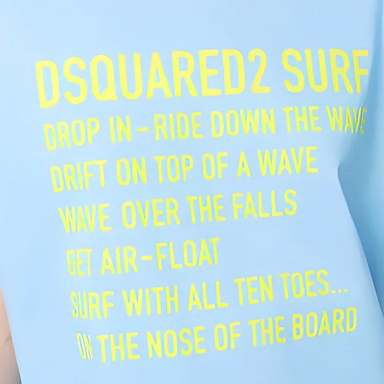 DSQUARED2 Logo print Detail T shirt-4