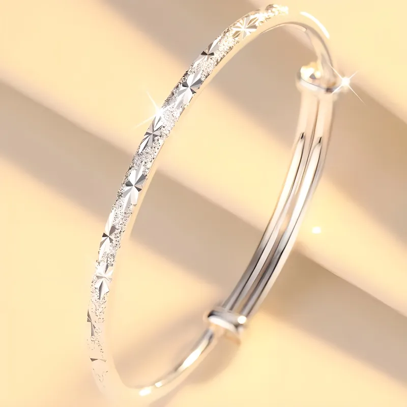 Beth Jewelry 999 Fine Silver Bangles Women's-2
