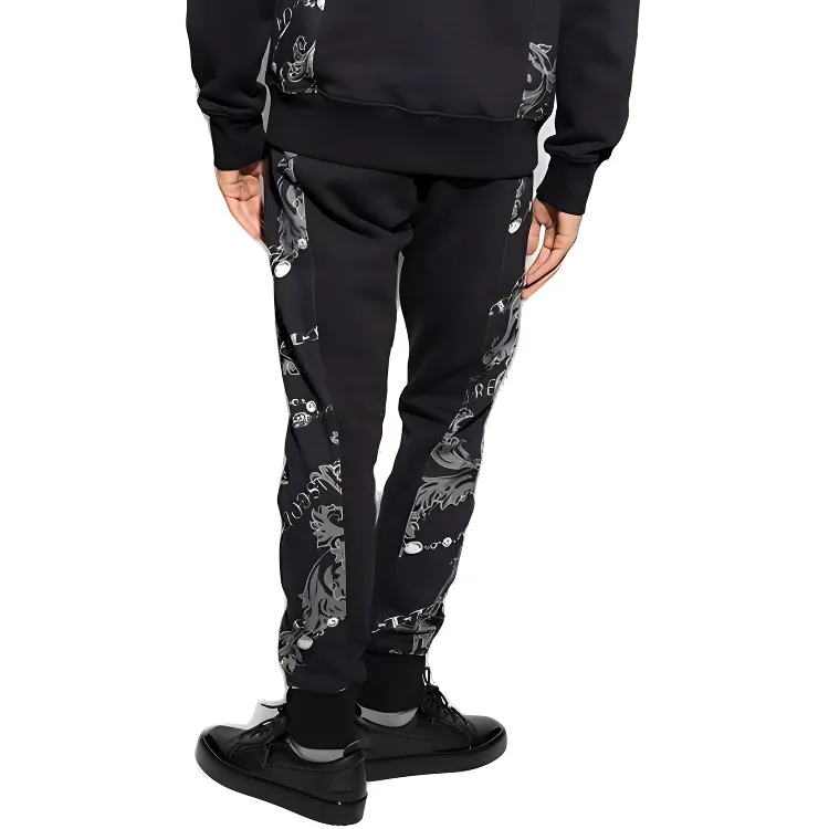 VERSACE JEANS COUTURE Baroque-Printed Drawstring Track Pants-3