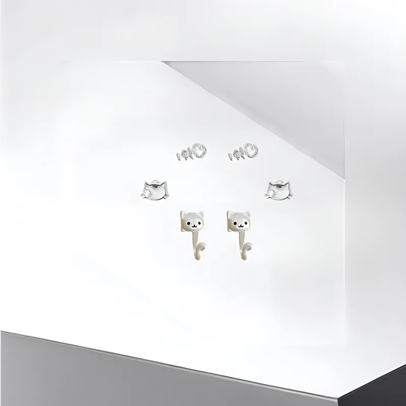 Universe Search Alloy Stud Earrings Women's-5