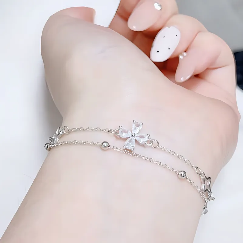 Barbie S925 Silver Bracelets Women's-7