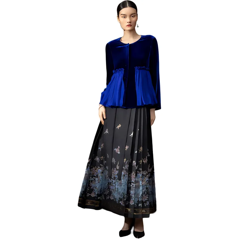 A LIFE ON THE LEFT Casual Long Skirt Women's Jet Black-1