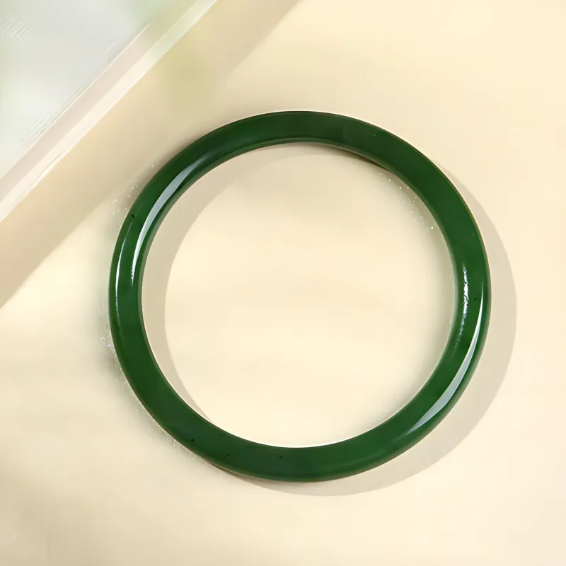 MUSHIFEN Hetian Jade Bangles Jasper Women's-3
