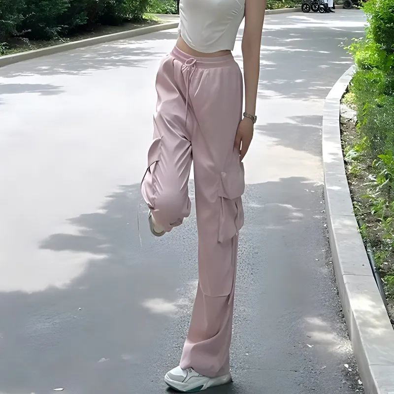 ORIGIN Cargo Pants Women's Pink-3