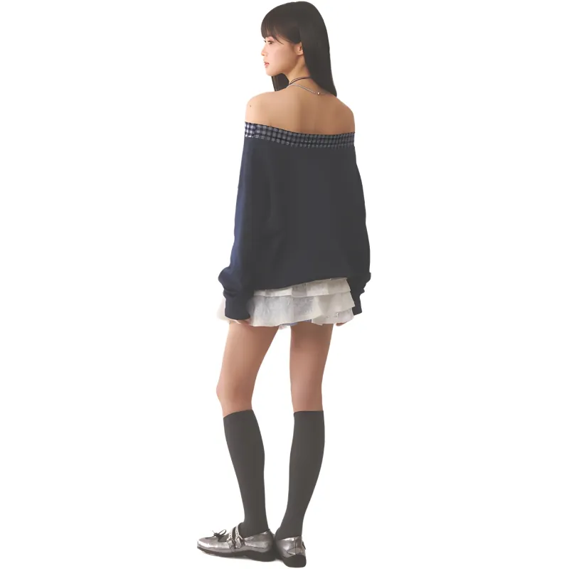WEEKEND HUB Sweatshirt Women's Navy Blue-0