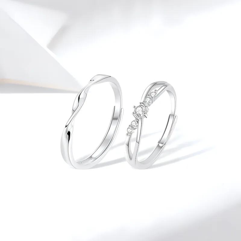 7℃ 999 Fine Silver Rings Unisex-5