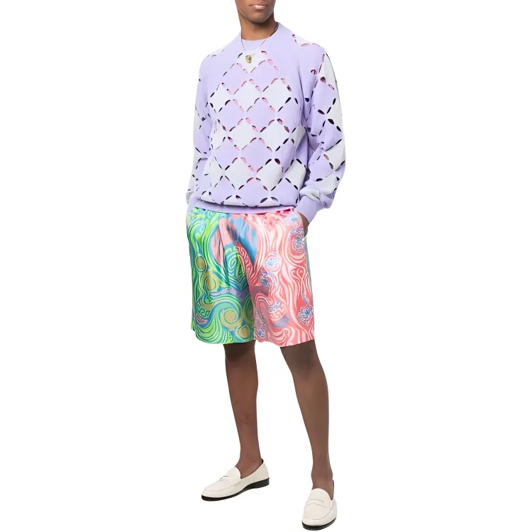 VERSACE Sweaters Men Purple-1