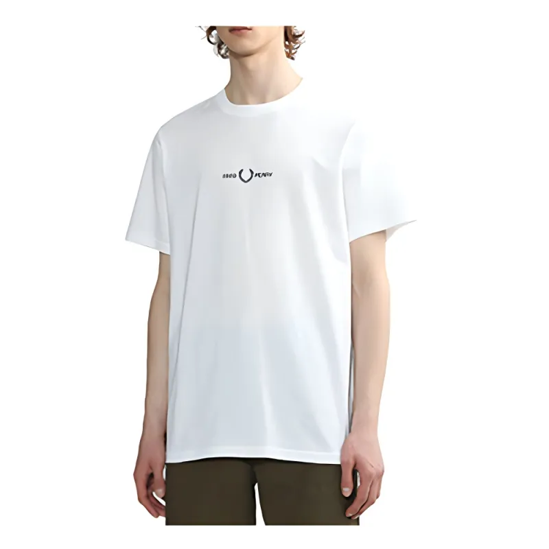 FRED PERRY T Shirts Men White-2