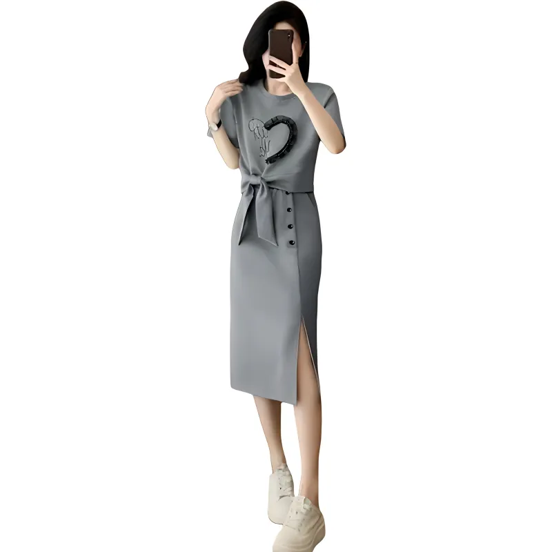 Zomuros Two Piece Skirt Sets Women's-2