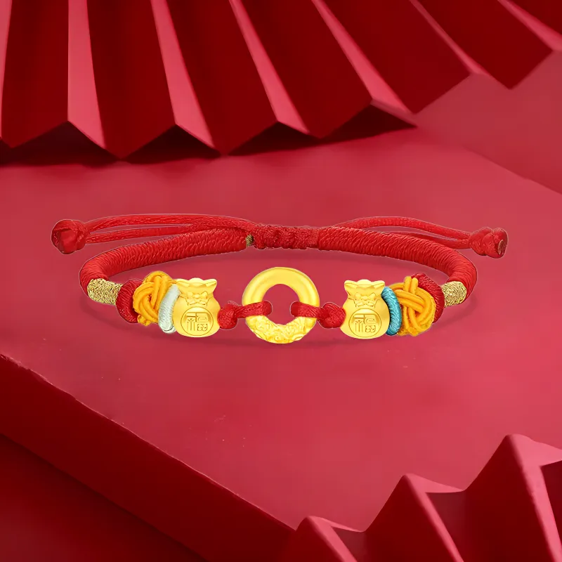 JINZHIFU Gold Bracelet Unisex-3