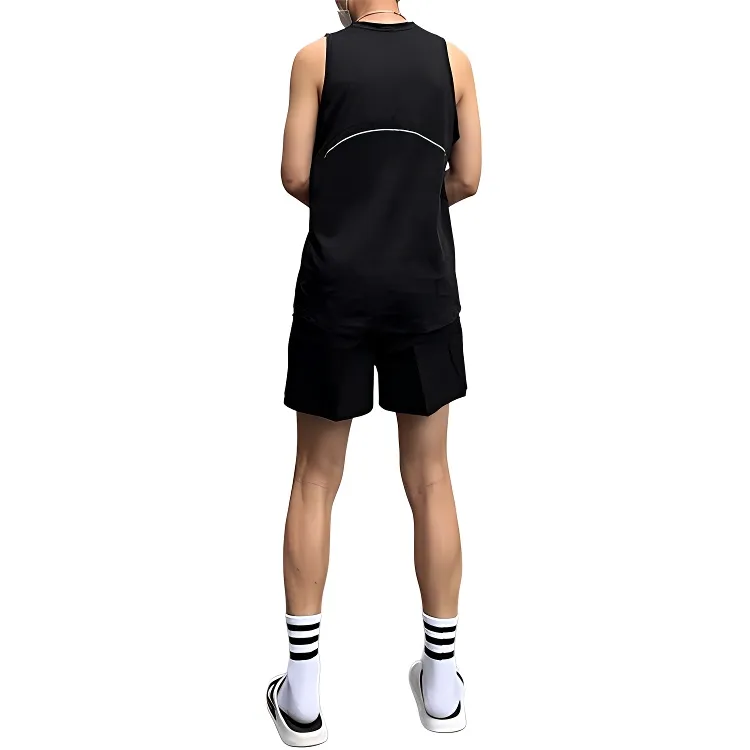 CORNILOT Casual Shorts Unisex Phantom Black-1