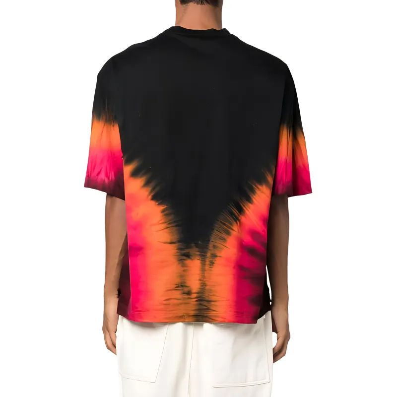 DSQUARED2 Tie dye Logo print T shirt-2