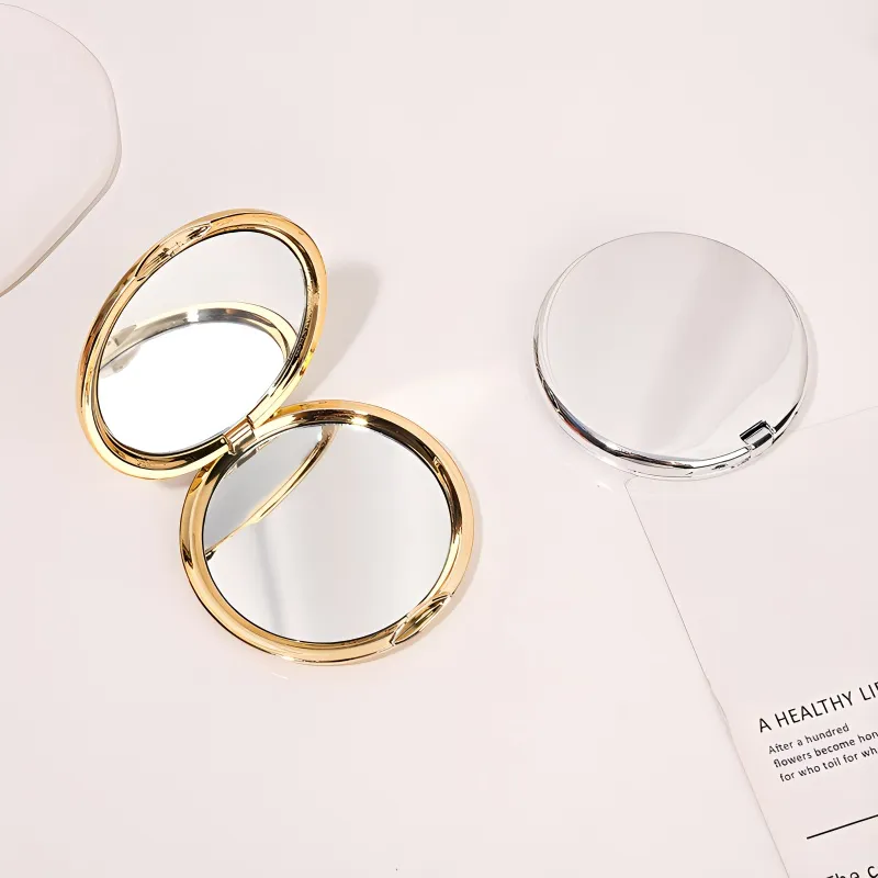 Love Of Wormwood Refined And Compact Foldable Mirror Electroplated Premium Feel, Durable-3