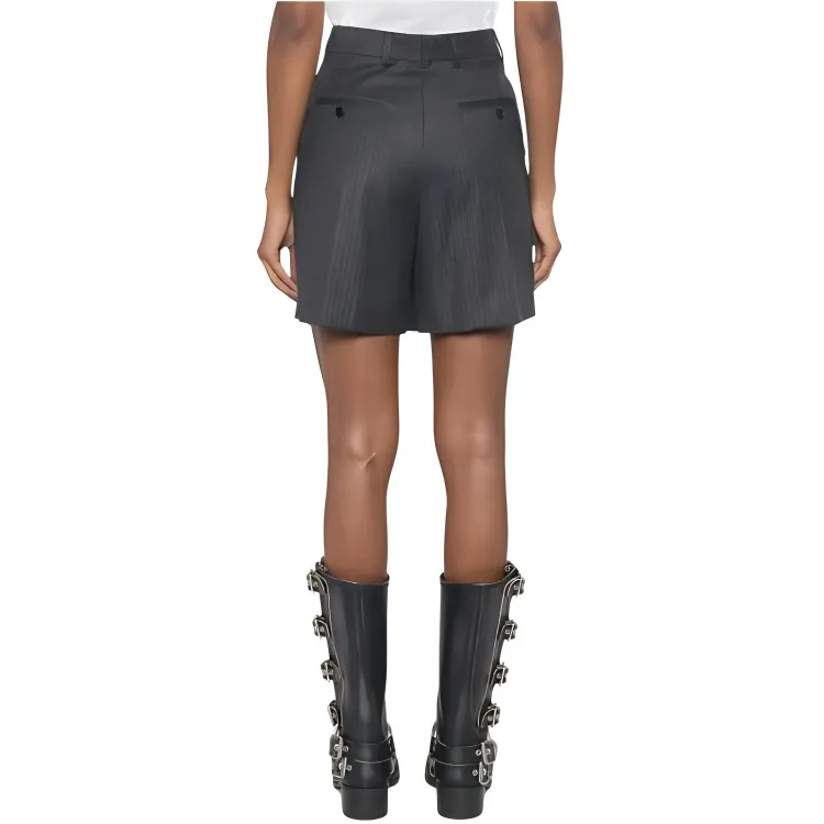CELINE Men's Shorts In Cashmere And Wool Flannel-3