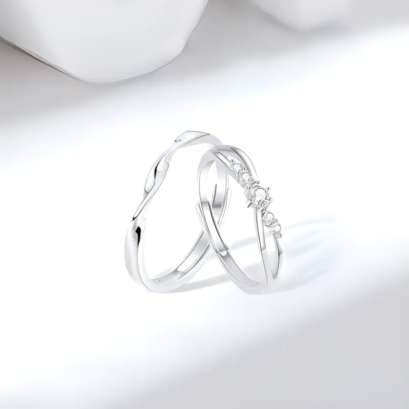 7℃ 999 Fine Silver Rings Unisex-4