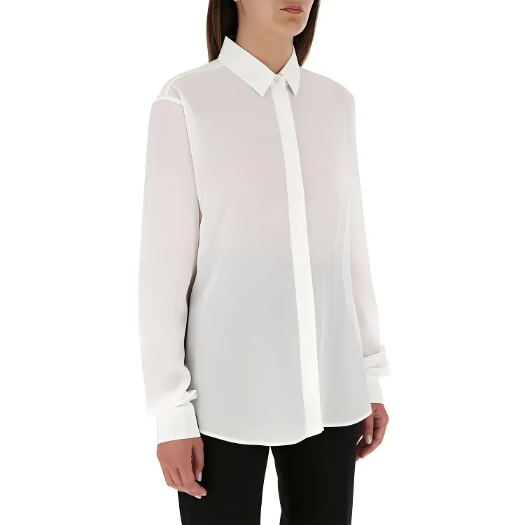SAINT LAURENT Shirt Women's White-4