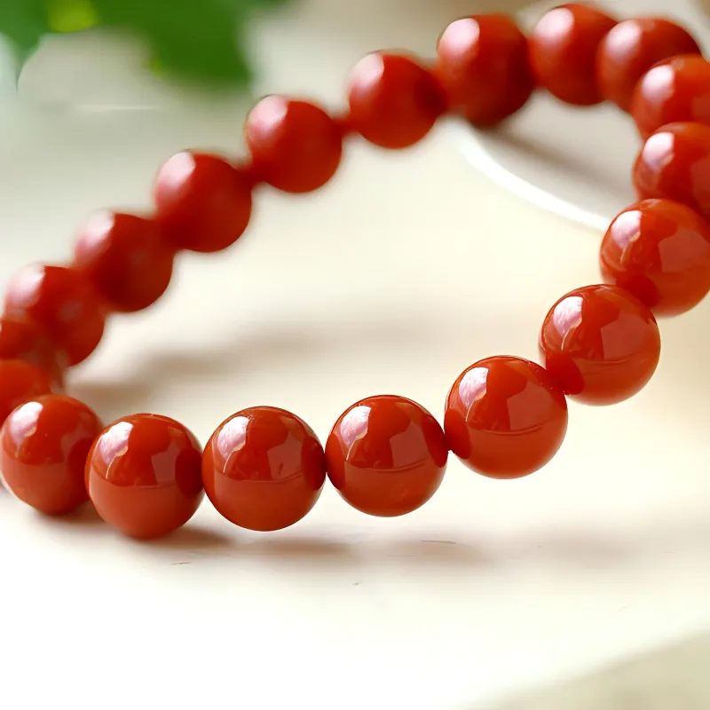Xifeng Building Southern Red Agate Bracelets Women's-2