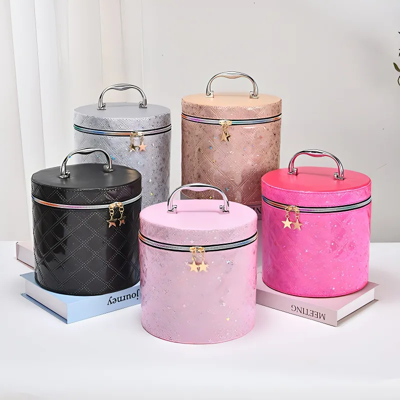Future Maple Convenient To Carry, Large Capacity With Mirror Portable Makeup Bags-2