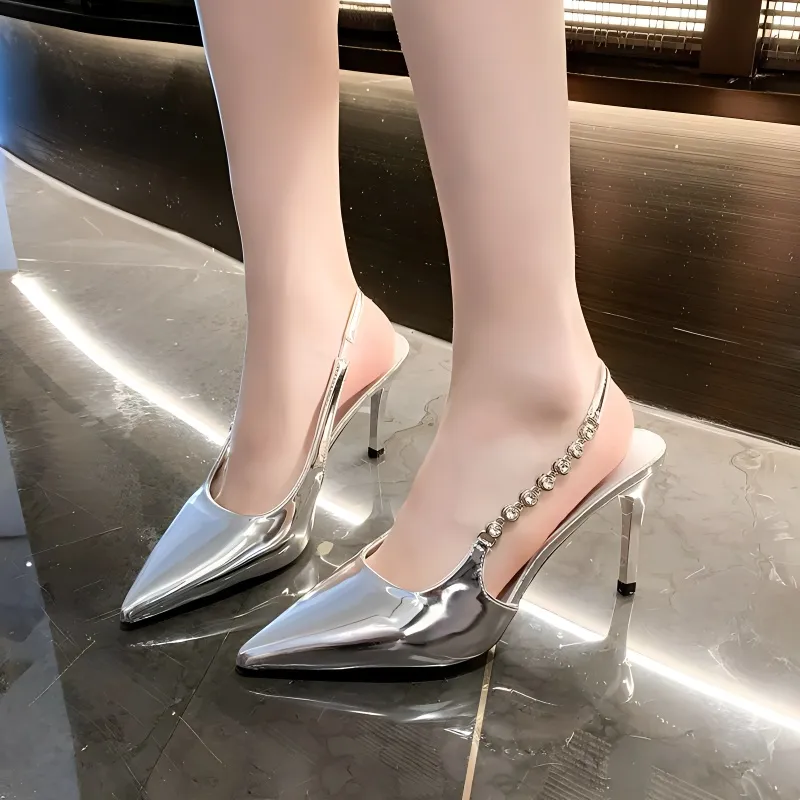 Feo Dvke Slim Heel High Heels 7cm Women's Gift Box Set-3